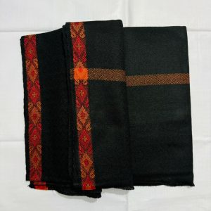 উলেন-শাল-Black-color