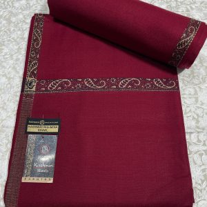 original kashmiri ind poshmina MAROON1 g3