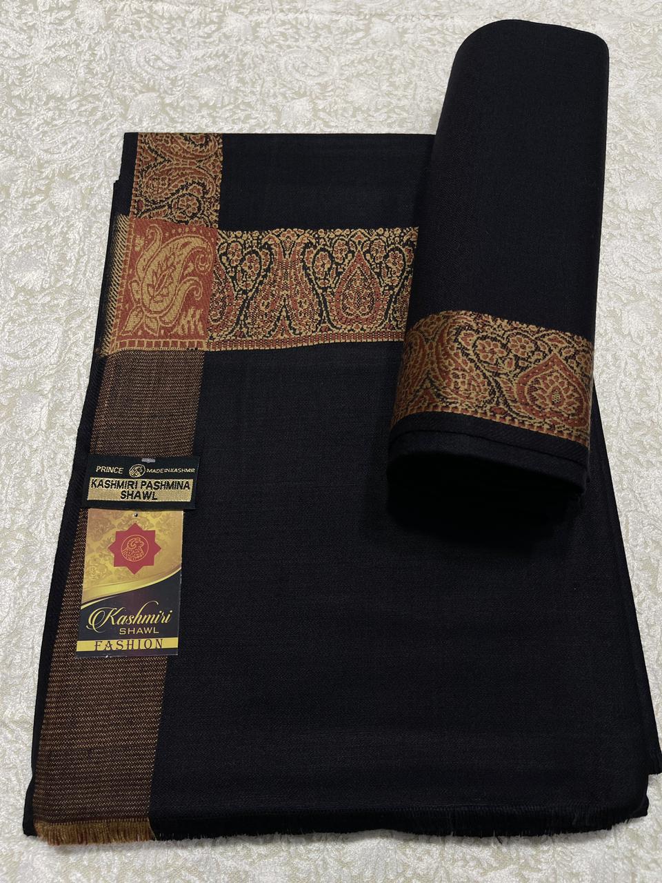 original kashmiri ind poshmina BLACK2 g3