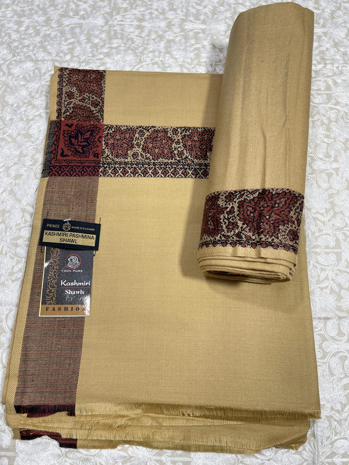 original kashmiri ind poshmina BISCUIT2.2 g3