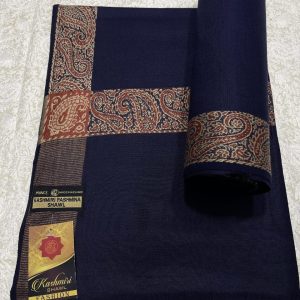 original kashmiri ind poshmina NAVY-BLUE2 g3